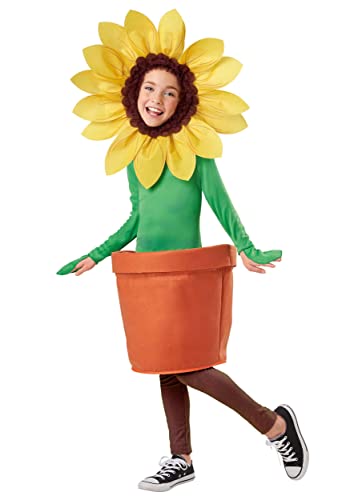 Fun Costumes Kid's Potted Flower Costume - Medium - Green