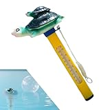 Cushangty Schwimmendes Poolthermometer - Schwimmendes Pool Wasser Thermometer,präzises Messgerät...