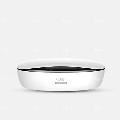 59S Phone UV Sanitizer UV Light Cell Phone Sterilizer Cleaner Function Disinfector Mobile Phone Cleaners UV Light Sanitizer Box for iOS Android Smartphones Jewelry Watch