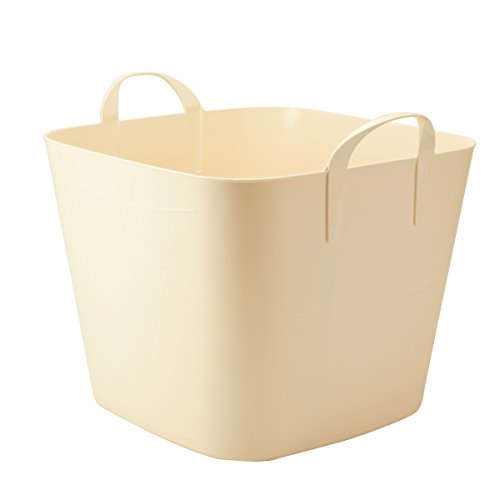 「スタックストー」 収納ボックス baquet (バケット) アイボリー L 40L