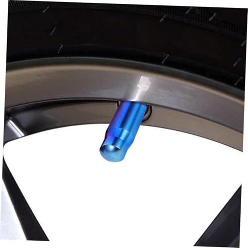 2 piezas de tapones para válvula de bicicleta de aleación de titanio, repuesto para ruedas de bicicleta, fáciles de instalar, tapones para válvulas de ciclo para hombres miniatura 5
