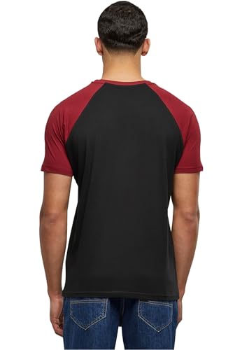 URBAN CLASSICS Camiseta Básica Hombre de Manga a Corta, Cuello Redondo, Algodón, Largo Normal, Estilo Moderno, Disponible en distintos colores, Tallas XS - 5XL