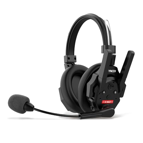 Auricular Intercomunicador Inalámbrico SYNCO XTALK Xmax de Doble Oreja con Alcance de 500 m