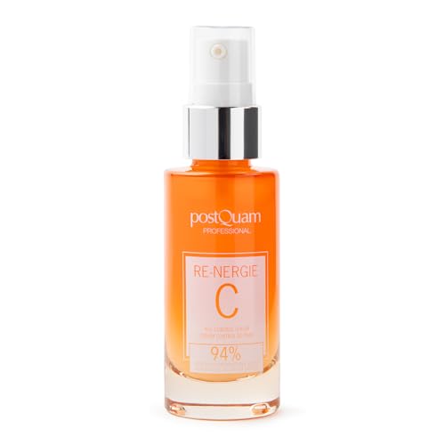 PostQuam - Sérum Re-Nergie Vit C - Sérum Facial Antiarrugas con Vitamina C, Ácido Hialurónico y Extractos Botánicos - Reduce las Líneas de Expresión - 30 ml