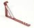 Qualcraft 2501Q 45-Degree Fixed-Angle Roofing Bracket with 10-Inch Platform