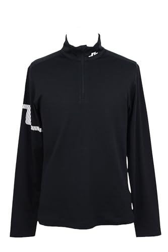 [J. Lindeberg] ハイネックシャツ メンズ Jリンドバーグ 日本正規品 ゴルフウェア 071-33213 L(48) ブラック(019)