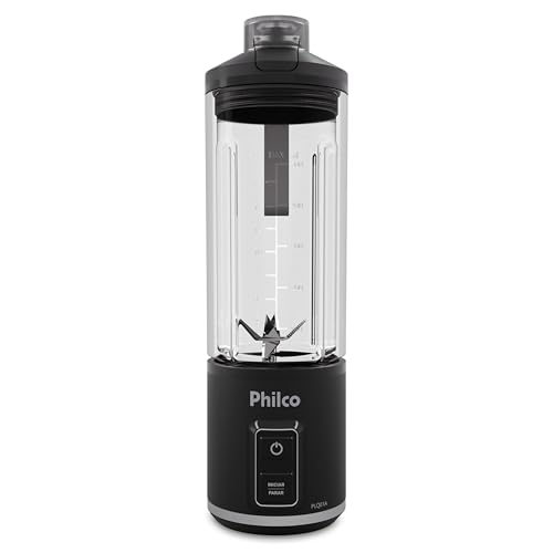 Liquidificador Portátil Philco 700ml Sem Fio 120W PLQ01A