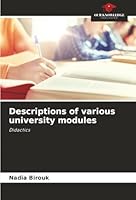 Descriptions of various university modules: Didactics 6207644174 Book Cover