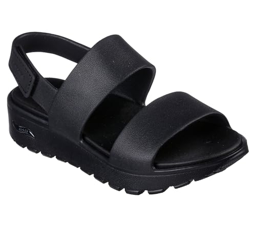 Skechers Arch Fit City Catch Womens Knit Slip on Sandals, Sandalias, Negro, 36 EU