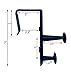 Tetra-Teknica Cubi-pro CWH03 Over-The-Panel Cubicle Partition Wall Garment Hanger with Double Posts, 2 1/2