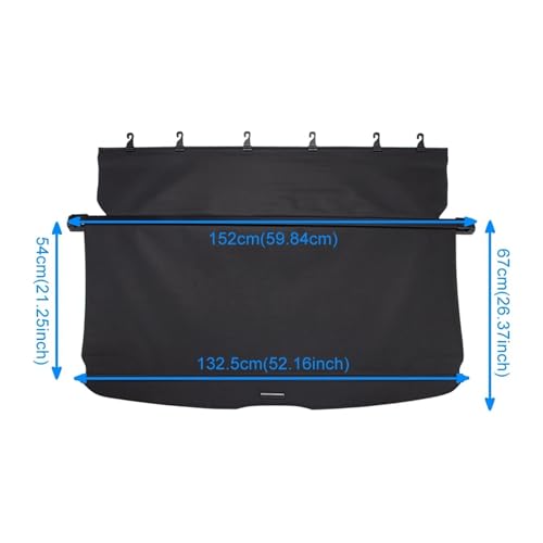 Cubierta maletero trasero para coche compatible con Toyota 4Runner de 2010 a 2020 2