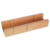 Innenlänge: 300 mm E. C. EMMERICH GMBH + CO. KG 225 Gehrungsschneidlade 300E 300x62x37mm Rotbuchenholz ECE lackiert