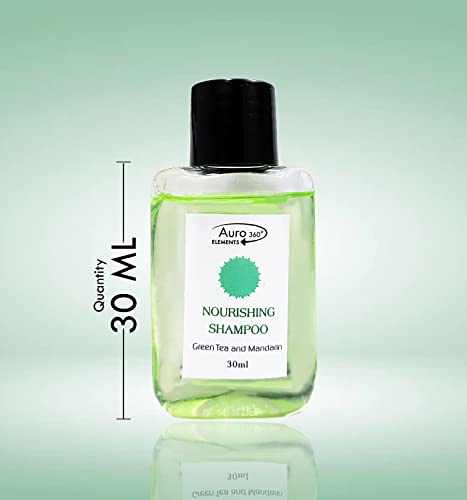 Image of Auro 360 Bulk Hotel Amenities | Toileties For Hospitality | Trvel Size Mini Shampoo and Conditioner | Hotel Shampoo | Nourishing | Biodegradable | Supplies for Guests | 30ml | 25pc Shampoo / 25pc Conditioner