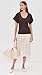 Vince Women's Slip Skirt, Champagne, Medium