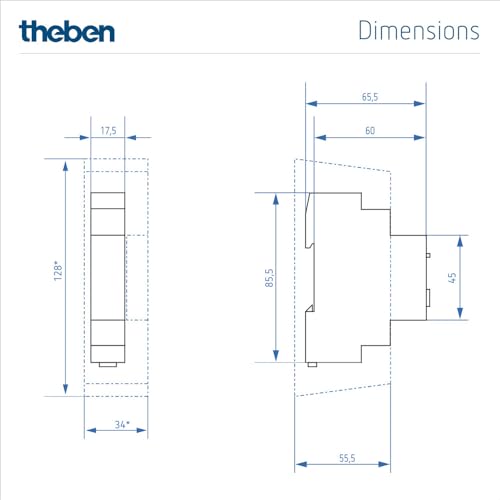 Minuterie numérique TR 608 top2 S avec commutation précise et programme hebdomadaire - 4