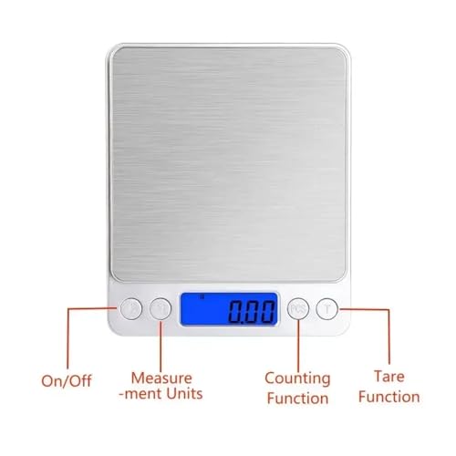 Báscula digital portátil 0.01g/0.1g para cocina y joyería miniatura 3