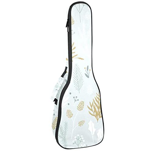 Housse de transport pour ukulélé – Motif floral – Pour concert soprano ténor – 58,4 cm – Épaisseur : 10 mm - Les Beatles, Paul McCartney, John Lennon, RIngo Starr, George Harrison Housse de transport pour ukulélé - Motif floral - Pour concert soprano ténor - 58,4 cm - Épaisseur : 10 mm