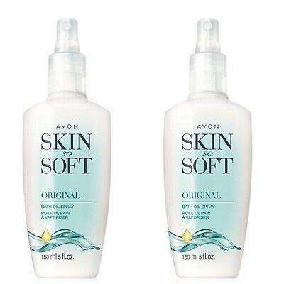 Avon Skin So Soft Original Oil 5oz with Pump + REFIL Bottle 5 oz