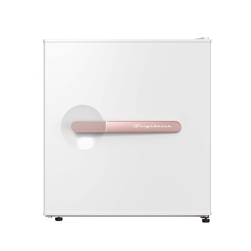 Image of Frigidaire, 1.6 Cu. Ft. Retro Series Compact Refrigerator, Built-In Side Bottle Opener, Soft RoseGold
