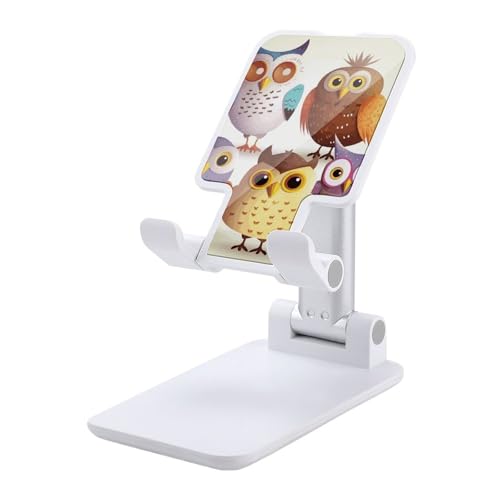 Support de téléphone portable pliable design oiseaux cadeau idéal pour bureau