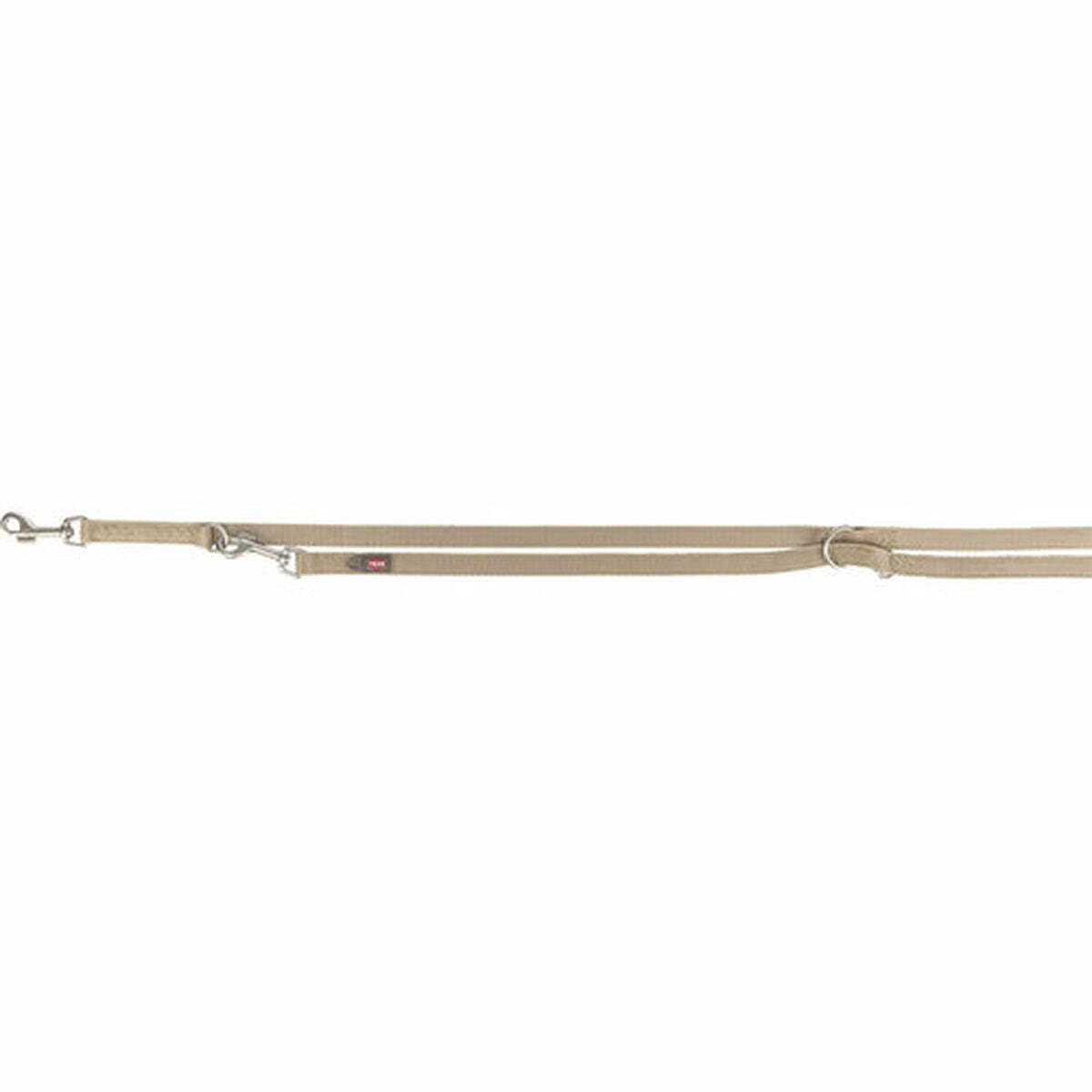 TRIXIE Premium Extension Lead, L-XL, 78.7 in/1.0 in in sand double-layer dog lead, triple adjustable, non-slip - Image 2