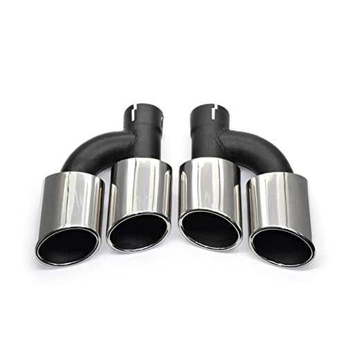 Silencieux pour BMW G30 G31 remplaçant la sortie d'origine par un quad embout d'échappement en H inox