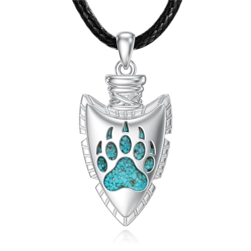 Collier pointe de flèche en argent sterling 925 de haute joaillerie