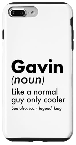 Gavin Like A Normal Guy Only Cooler Legend King �t�@�[�X�g�l�[�� �X�}�z�P�[�X iPhone 7 Plus/8 Plus �p