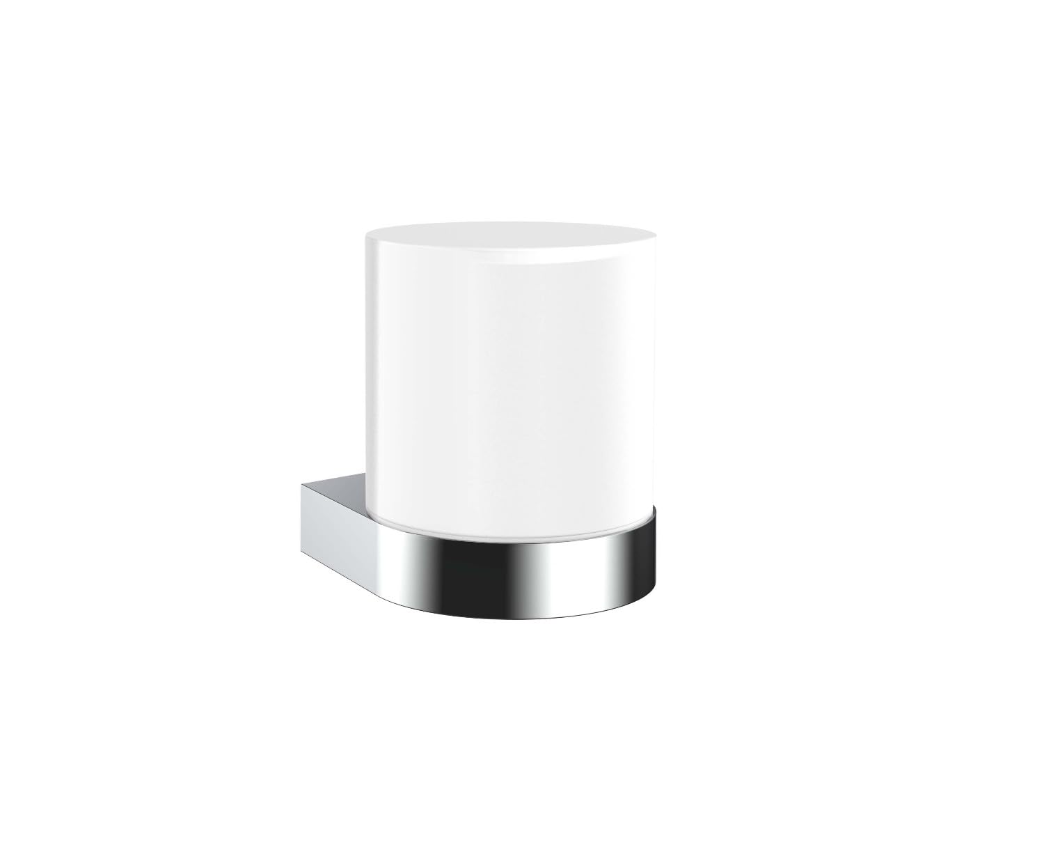 emco Flow Sensor - Dispenser di sapone liquido con batteria, alimentato a batteria, cromato