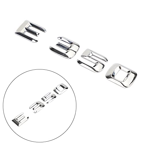Mad Hornets Emblem E350 Decal Letters Numbers Sticker Badge Nameplate Fit For E350 Chrome #TOP1