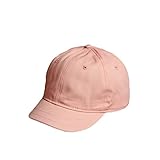 Faringoto Casual Versatile Short Brim Hat Couple Baseball Cap Pink