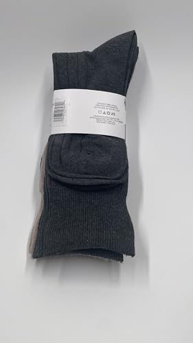 Calvin Klein Men's 4-pack Solid Ribbed Dress Socks3