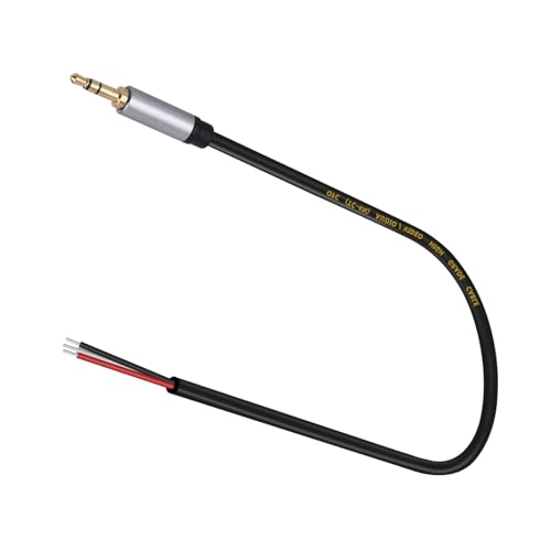 Cable con conectores macho 3.5mm para reparación de audio