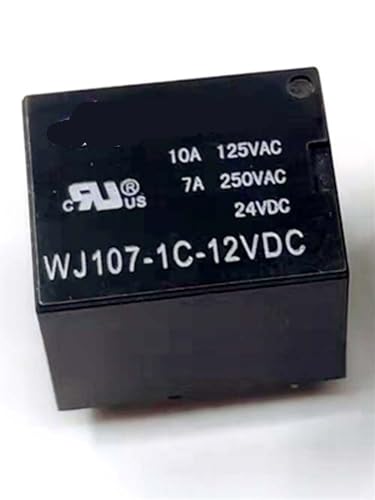 2 relais WJ107-1C-12VDC 12 V pour circuit électronique et automobile