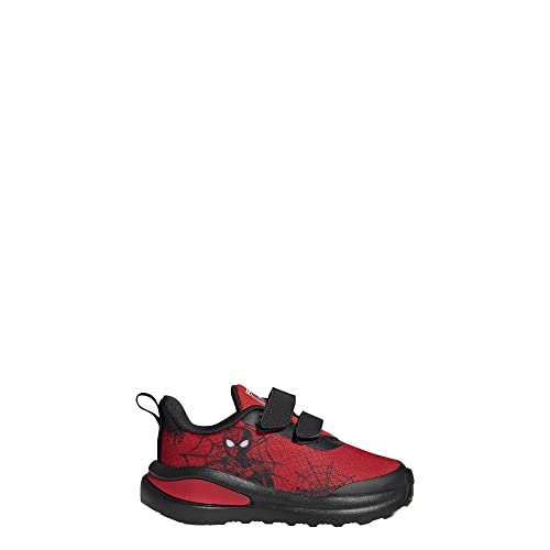 Image of adidas Kids Fortarun Running Shoe, Vivid Red /Core Black /White (Spider-Man), 9.5 US Unisex Toddler
