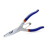 TOOLUTION 9 Inch Angle Tip Lock Ring Pliers, Snap Ring Pliers Heavy Duty with Spring Design, Reverse for Automotive Transmission, Retaining, Transmission Tools