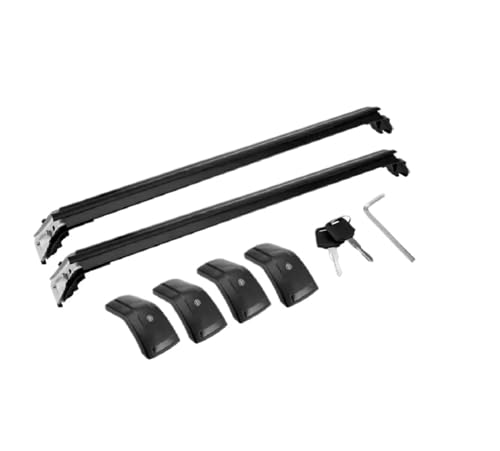 Barres de toit pour Isuzu MUX 2015 en aluminium aérodynamique et durable