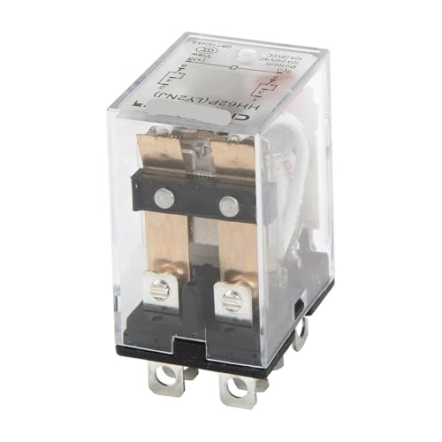 Relé electromagnético 12V CC JQX-13FL con indicador LED para placas y paneles