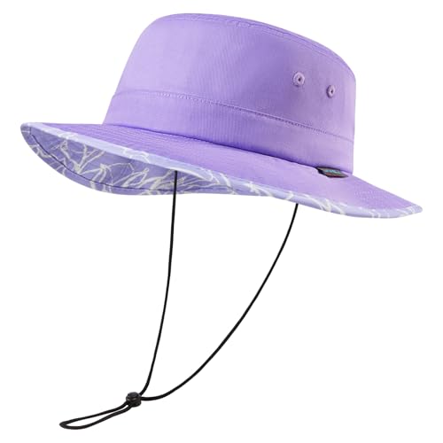 Image of UPF 50+ Foldable Sun Hat Patterned Under Brim Bucket Hats for Summer Hiking Fishing Beach Safari Men Women