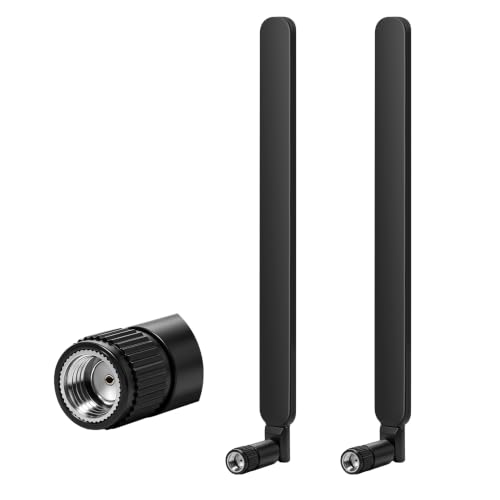 Cellular LTE Trail Camera Replacement RP-SMA Male Antenna Booster for Tactacam Reveal X,XB,X-PRO,X Gen,Spypoint Link Micro Stealth Cam Fusion Revolver Trail Camera（Pack of 2，Slinkdsco