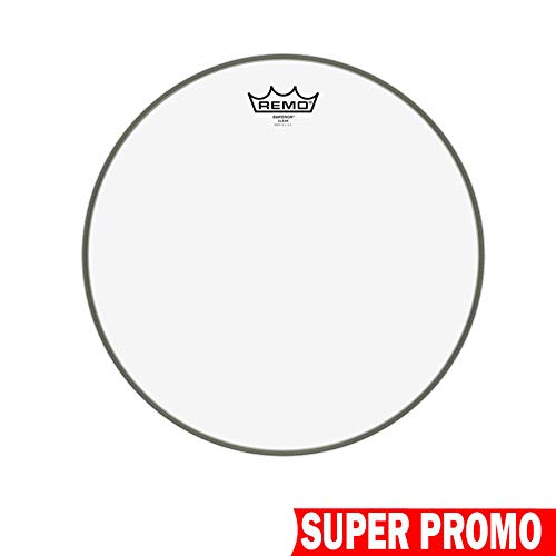 REMO EMPEROR SET PELLI PER BATTERIA ACUSTICA 10" 12" 16" PELLE CLEAR TRASPARENTE PER TOM E TIMPANO