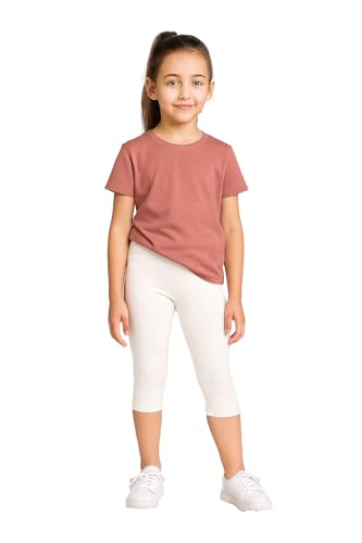 Image of CHARM N CHERISH Girls Cotton 3 /4th Leggings Pack of 1