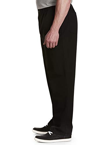 Harbor Bay By Dxl Big And Tall Full-Elastic Waist Jeans, Black, 6X Waist/30 Inseam #TOP2
