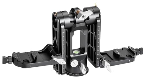 Image of SUNWAYFOTO GH-03+ Stereo Gimbal Head w 2 Arca Compatible Clamps Twin Camera