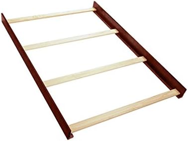 Full-Size Conversion Kit Bed Rails for Sorelle & Lusso Cribs | Multiple Finishes Available - See Description for List of Compatible Cribs (Merlot)