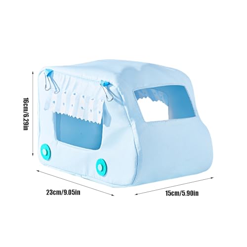 Cama Para Papagaios - Casa-Ninho em Rede Para Calopsitas,Casa em Formato de Carro com Refrigeração P