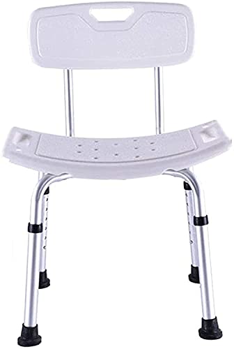 Chaise de bain réglable en aluminium pour douche senior
