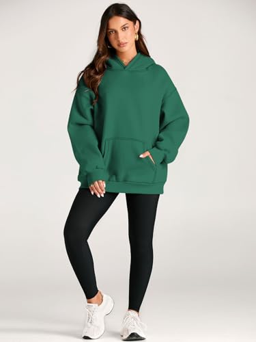 Image of EFAN Women's Oversized Comfort Fleece Hoodies, Cozy Trendy Pullover Sweatshirts with Pockets For Fall & Winter