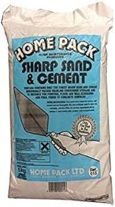 The Retail Heaven SHARPSAND Ready to Use Sharp Sand & Cement Mix in Easy to Manage Home-Sized 1 x 10kg Bag, N.A
