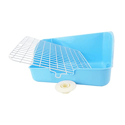 VILLFUL うさぎ用ペットトイレ ハッチ ねずみ 用品 扱う ぬいぐるみ 便座 おもちゃ おむつ 屋内で ネズミ ケージ ポータブル小便器 ゴミ ウサギ 豚 おしっこ Blue